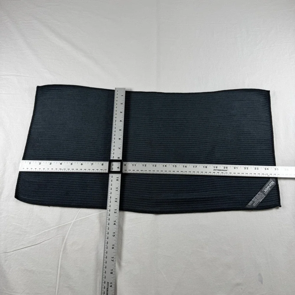 Norwex Black Ribbed BacLock Microfiber Kitchen Cloth